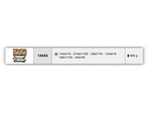 К-кт инструменти index BE126AS/6