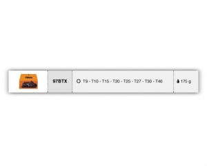 Гаечни ключове index BE97BTX/B8