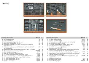 Insert scule pentru carucioare BE5924OPL - 1