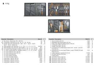 Insert scule pentru carucioare BE5933VG - 1