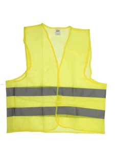 Výstražná reflexní vesta, žlutá, vel. XL