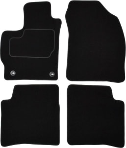 Koberce textilní, Toyota Prius (Sedan) 01.2012, černá, 4 ks