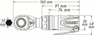 Wrench pneumatic HAZ 9023M-1 - 11 Wrench pneumatic HAZ 9023M-1 - 11