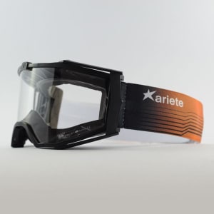 Moto brýle 8K ARI barva bílá/černá/oranžová
