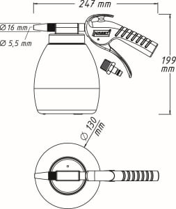 Pulverizator 1,2l HAZ 9045P-1 - 9