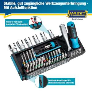 Trusa de scule 39 buc 1/4" HAZ 2300SH-1 - 3