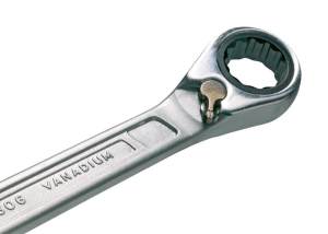 Cheie combinată cu clichet 17mm 12pt / HEX 606-17 - 2