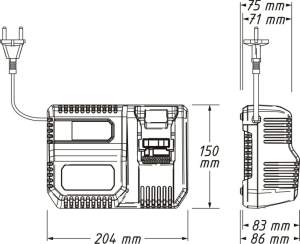 Nabíjačka elektrického náradia - 8 Nabíjačka elektrického náradia - 8