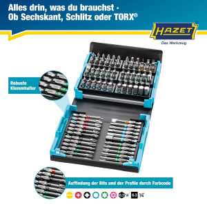 Trusa de scule 1/4" 96buc HAZ 2200SC-3 - 5