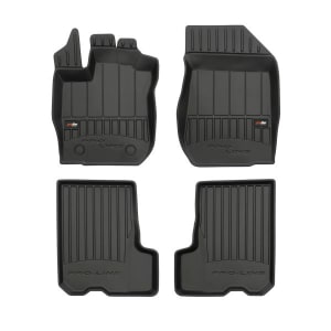 FROGUM Gumové koberce, čierne, sada 4 ks (2x predné, 2x zadné), Dacia Sandero II (Hatchback) od 10.2012