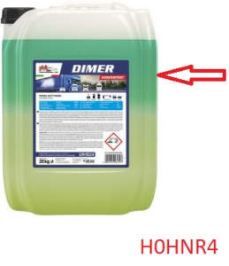 За премахване на силно замърсяване index DIMER 20KG WYP