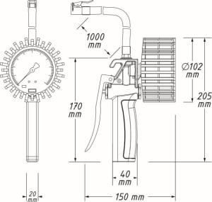 Pistoale de umflat si manometre - 5