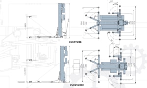 One-post lift mobile lifting capacity 2500 kg - 1