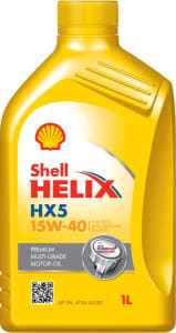 SHELL Motorový olej HELIX HX5 15W40 1L
