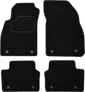 Koberce textilní, Opel Insignia od r. 2008, černé, 4 ks