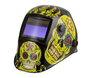Защитен шлем, заваръчни дейности index APS-616G FLOWER SKULL