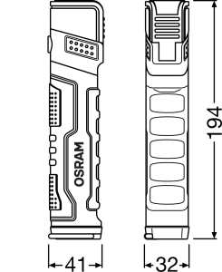 Lampa de atelier led fara cablu LED OSRLEDIL419 - 2
