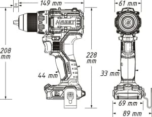 Akumulátorový vŕtač / vodič - 9