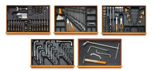 Insert with tools for trolley index BE5924PGT