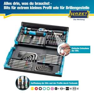 Set of tools 1/4" 73pcs HAZ 2200SC-31 - 5