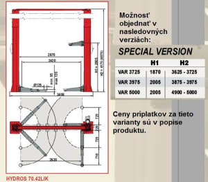 Stĺpový zdvihák index BUT HYDROS70.42K