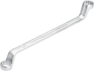 Double-ended ring wrench - offset 11/16 x 19/32inch 12-angle 630A-19/32X11/16