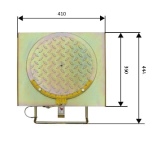 Okretna ploča za geometriju vozila