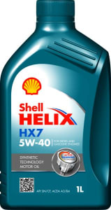 SHELL Motorový olej HELIX HX7 5W40 1L