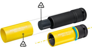 Tubulara Hexagonal 1/2" 19 mm HAZ 903SLG-19 - 3 Tubulara Hexagonal 1/2" 19 mm HAZ 903SLG-19 - 3