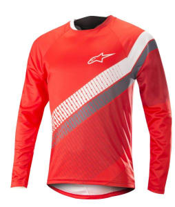 biciklistička košulja ALPINESTARS PREDATOR boja bijela/crvena