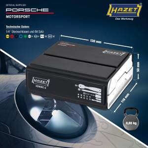 Trusa de scule 1/4" 50buc HAZ 2200SC-2-PD - 9