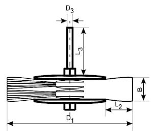 Suport disc abraziv, polizor multifuncțional - 1