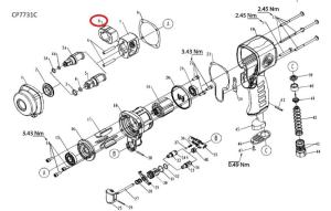 Rezervni dijelovi za pneumatski alat index CP8940171606