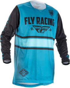 Koszulka rowerowa FLY KINETIC ERA kolor czarny/niebieski