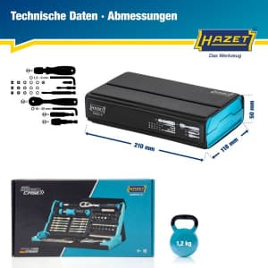 Set of tools 1/4" 73pcs HAZ 2200SC-31 - 7