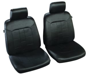 Potahy na přední sedadla Salvador, materiál: polyester, barva: černá