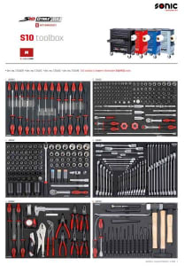 Tool trolley/box with equipment, 354 pcs 735409 - 1