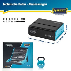 Trusa de scule 1/4" 96buc HAZ 2200SC-3 - 6