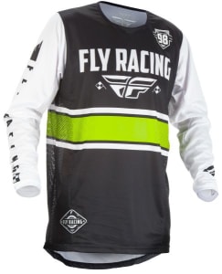 biciklistička košulja FLY KINETIC boja bijela/crna