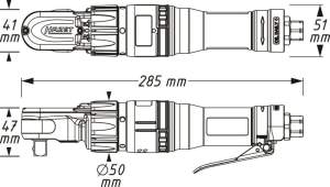 Kľúč uhlový západkový - 10 Kľúč uhlový západkový - 10