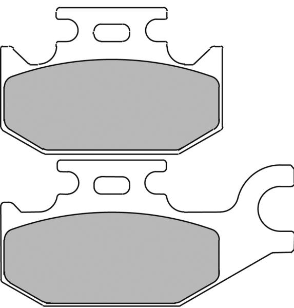 FERODO sada brzdových destiček, kotoučová brzda SUZUKI UH 125 (BURGMAN) 07 (B00422ZG1U, FDB2148, 07GR49SX, 07GR73SX, 2P291NS, 2P291ST, FDB2164XR, 69100 03890, 69101 03810)