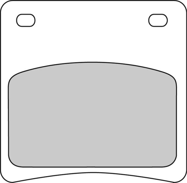 FERODO sada brzdových destiček, kotoučová brzda SUZUKI GSX 750F, 600F 88-97, VX 800 90-95 (2P239NS, 2P239SS, 59100 19820, 59100 20820, 59100 45B90, 59130 19C00, 69130 26D00)