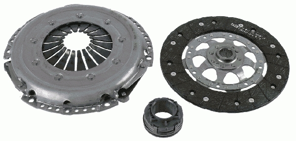 Set kvačila 228mm za vozilo AUDI 100 C4, A4 B5, A4 B6, A4 B7, A6 C4, A6 C5, CABRIOLET B3