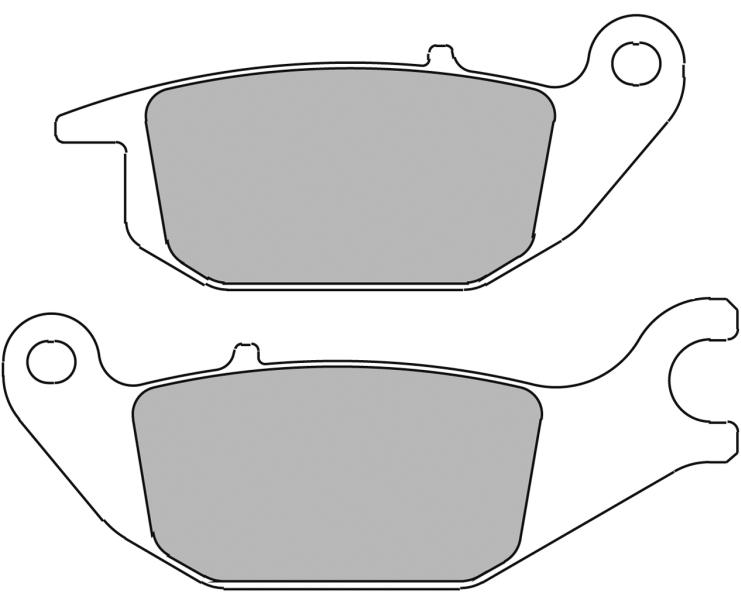 FERODO sada brzdových destiček, kotoučová brzda HONDA CBR 125 R 04-12, XL 125 V (VARADERO) 01-07 (B00EOEVA7U, 2P304NS, MCB738LF, VIC-P10761, 06435 KPC 641, 06435 KPC 642, 06435 KPP 901, 06435 KPP 902, 2CM-F5806-00)