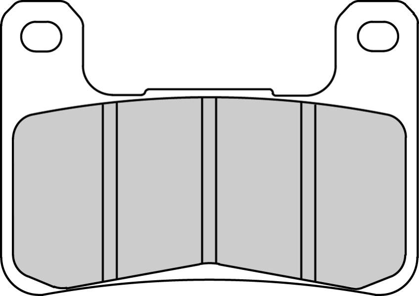 FERODO sada brzdových destiček, kotoučová brzda SUZUKI GSX 1300 R (HAYABUSA) 08-11, GSX-R 600, 1000 04-12 (07SU27SC, 2P289ST, FDB2204XRAC, MCB752SRQ, 43082 0091, 59100 29820, 59100 29850, 59100 47890)