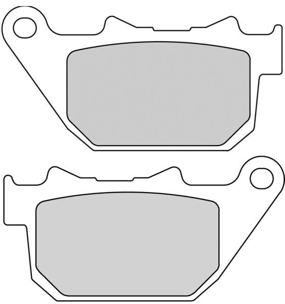 FERODO sada brzdových destiček, kotoučová brzda HARLEY DAVIDSON XL 1200C (SP.CUST.), 883C (CUSTOM), 1200R (SP.ROADST.), 883R (SPORTSTER), 1200L (SP.LOW) 04-06 (FDB2180)