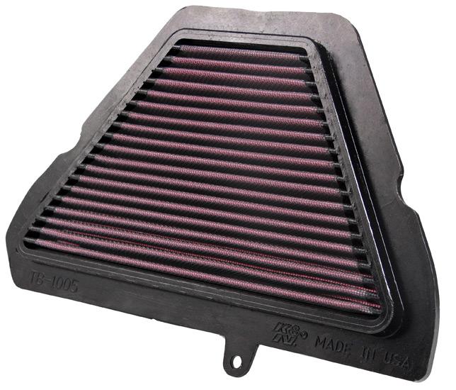 K&N vzduchový filtr TRIUMPH SPEED 1050 05-10, SPRINT 1050 ST, GT, ST (ABS) 05-12, TIGER 1050 SE (ABS), SE, (ABS), (SPORT) 06-15 (T2204820)