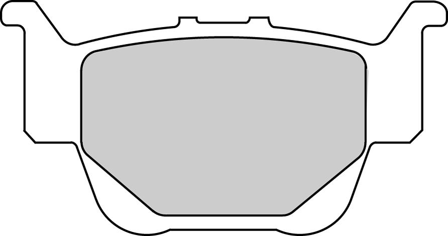 FERODO sada brzdových destiček, kotoučová brzda HONDA TRX 450 R, ER 04-09 (FDB2182, 2P295ST)