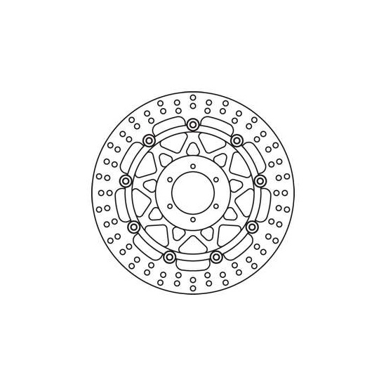 TRW MOTO brzdový kotouč HONDA CBR 900RR (FIREBLADE), 600F 92-00, GL 1800A (GOLDWING ABS), 1800 (GOLD WING), 1800 F6B (GOLDWING), 1500C (F6C VALCYRIE), 1800 F6B (GOLDWING DELUXE) 97-16, VFR 800 F (ABS), A (ABS), F, (V-TECH), (CROSSRUNNER), FI, (INTERCEPTOR