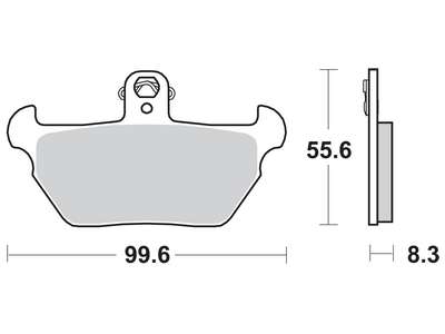 TRW MOTO sada brzdových destiček, kotoučová brzda BMW K 1100RS ABS, 100 RS (16V), 100 LT ABS, 1100LT, 1100RS 90-98, R 80 R 91-94 (B0053AQ0VK, FDB657ST)